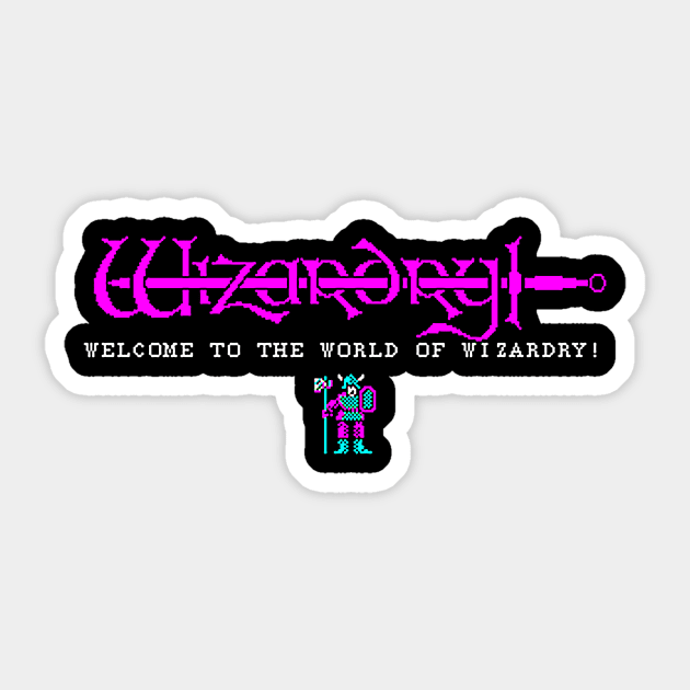 Wizardry Title Screen Sticker by ClaasConflict